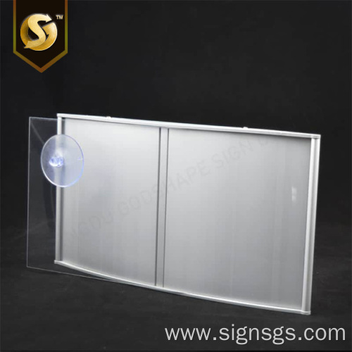 Office Door Plate Aluminum Curved Plate Profiles Sign